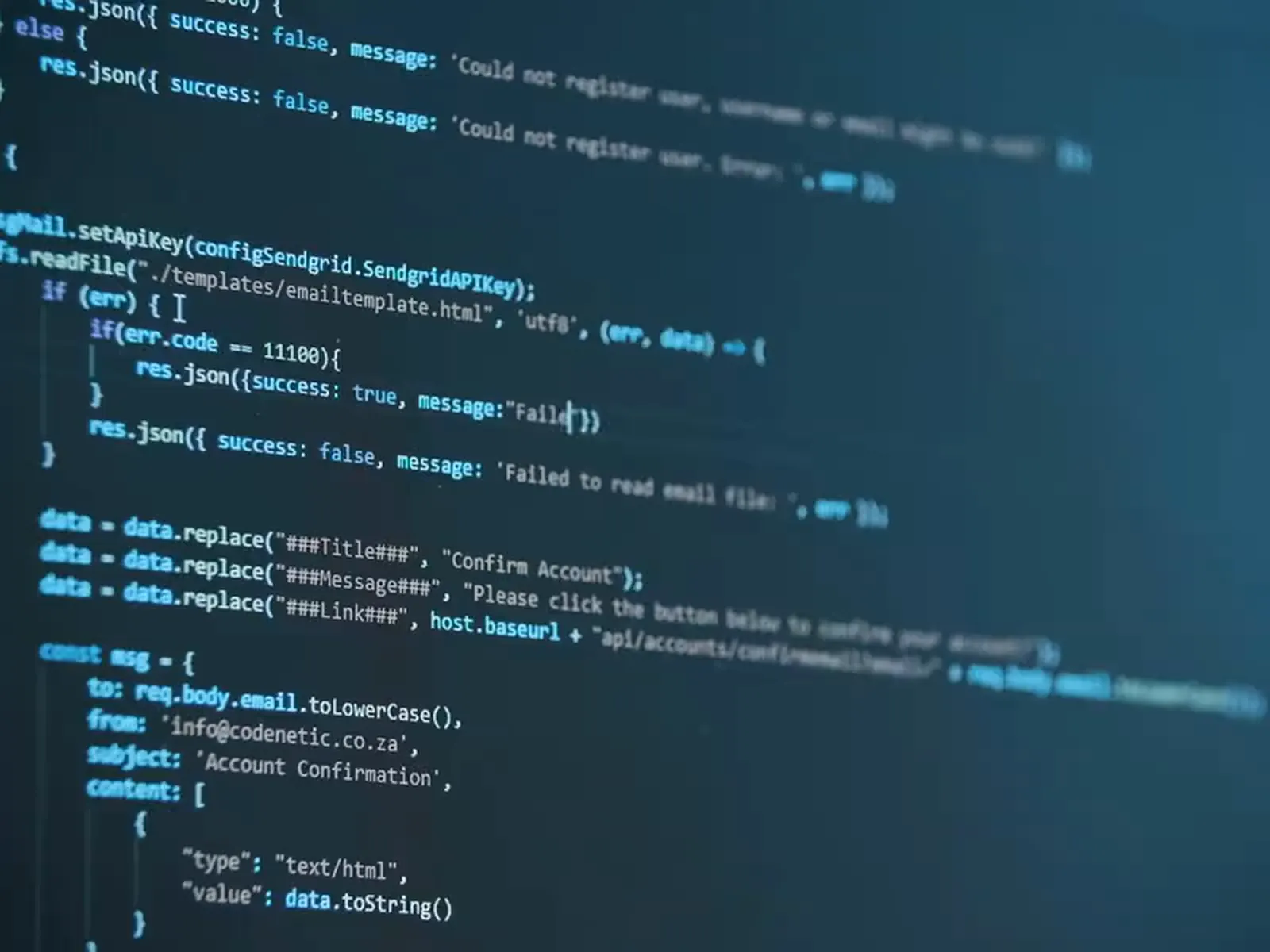 The code, from the inside